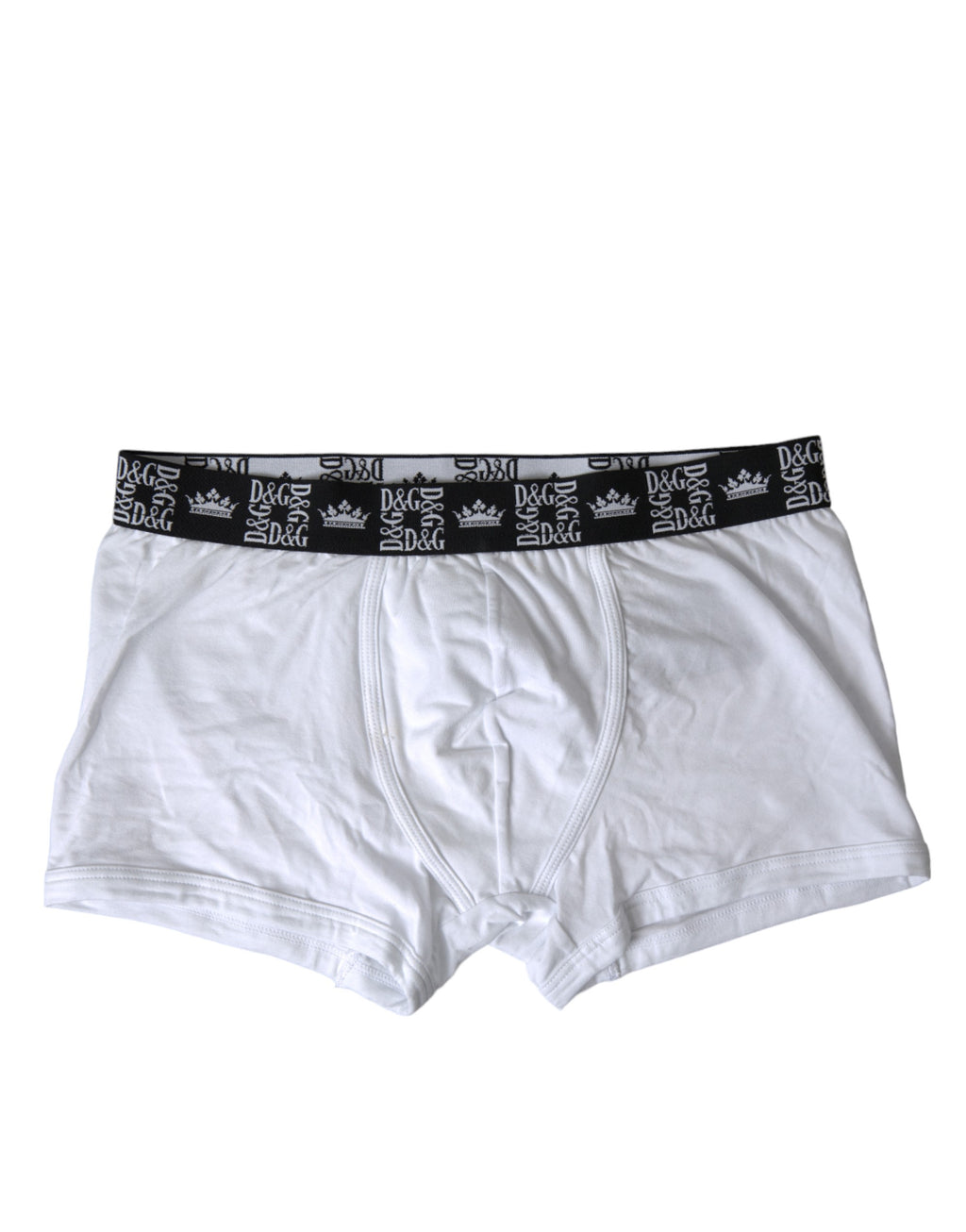 White Cotton Stretch Regular Boxer Underwear - it3-xs