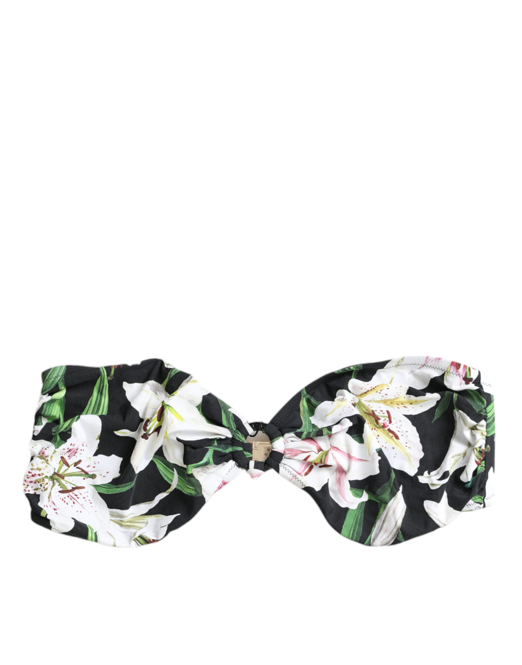 Black Lily Halter Swimwear Top Beachwear Bikini - it3-m