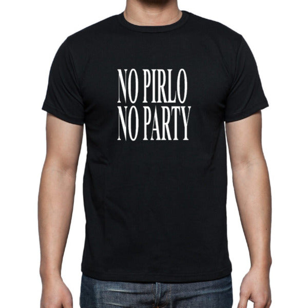 T-shirt No Pirlo No Party Juventus - Black Color - Size M