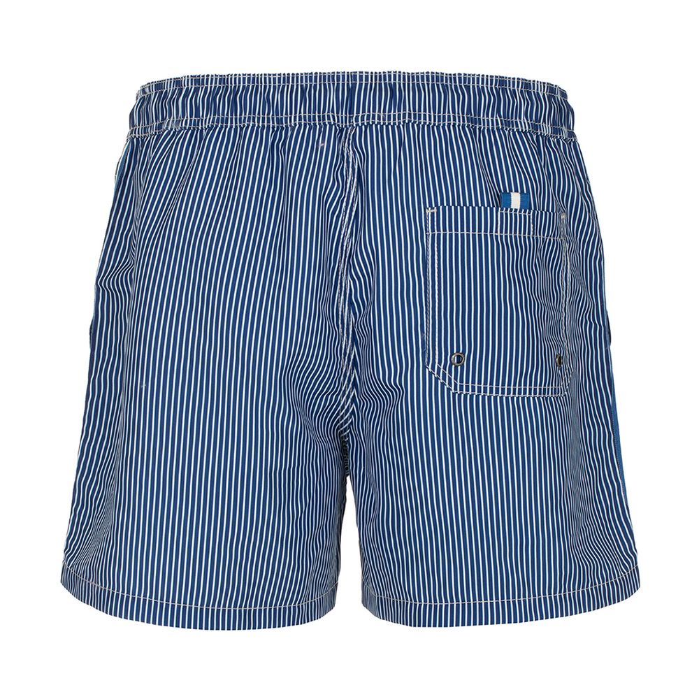 Blue Polyester Swimwear - 3xl