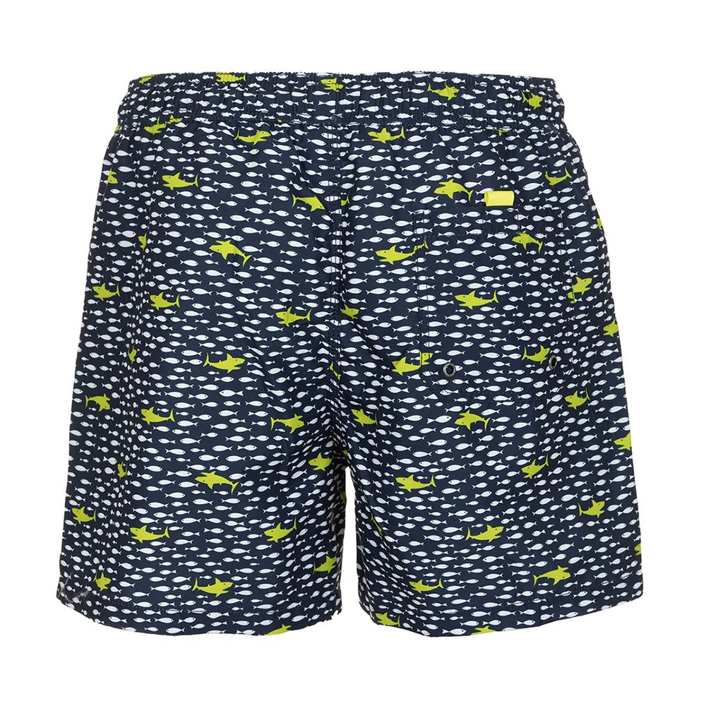 Blue Polyester Swimwear - s