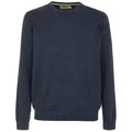 Maglione in cotone blu - S