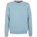 Maglione in cotone azzurro - S