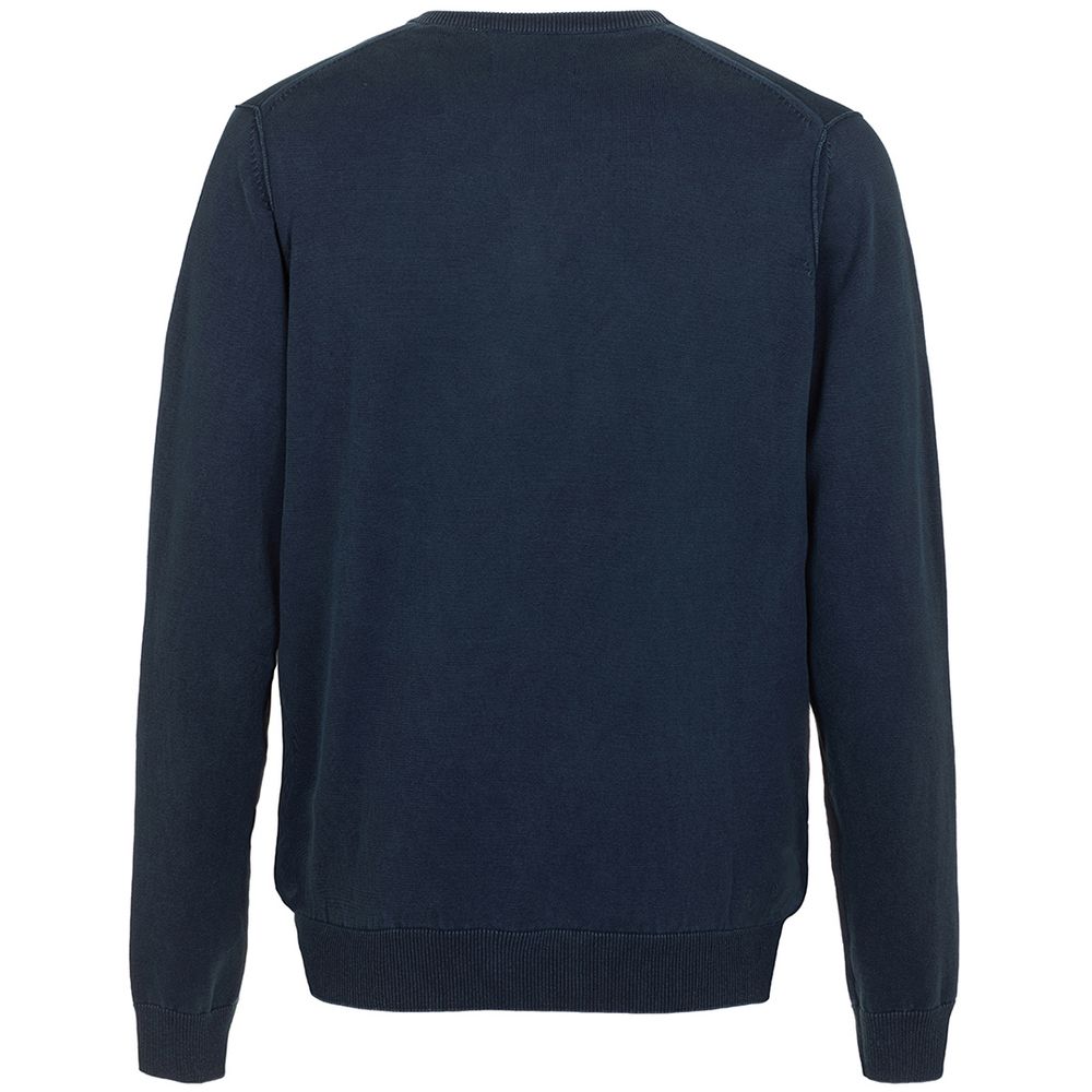 Maglione in cotone blu - XXL