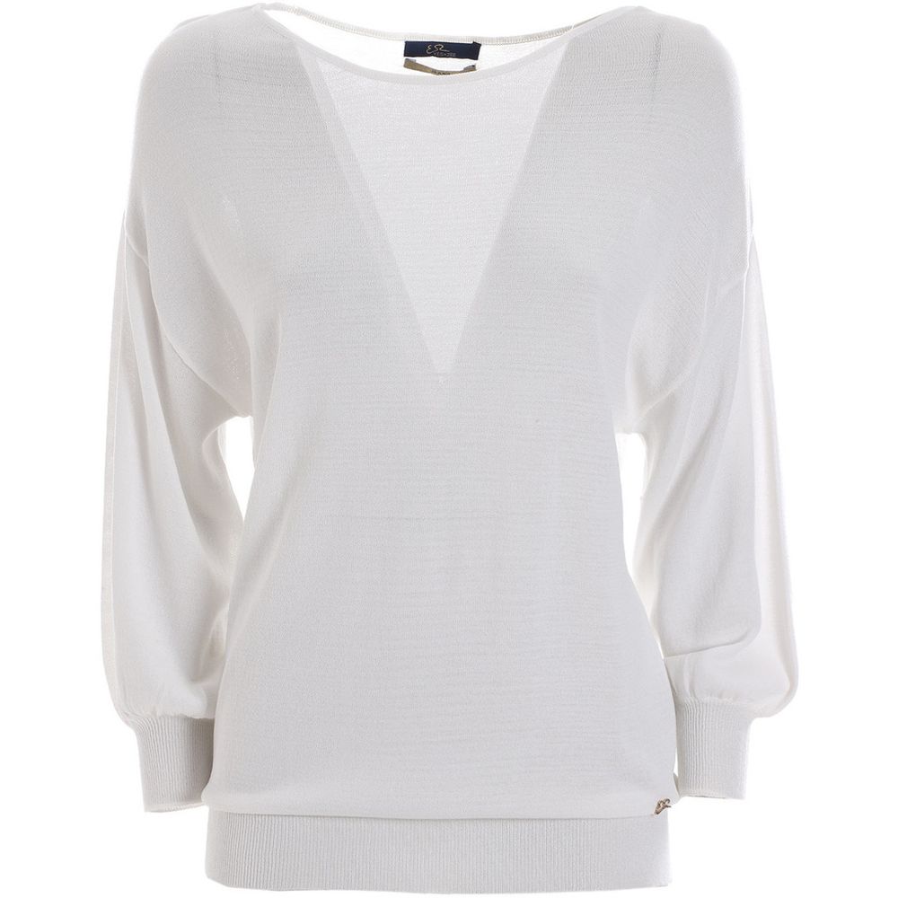 Maglia in Viscosa Bianca - M
