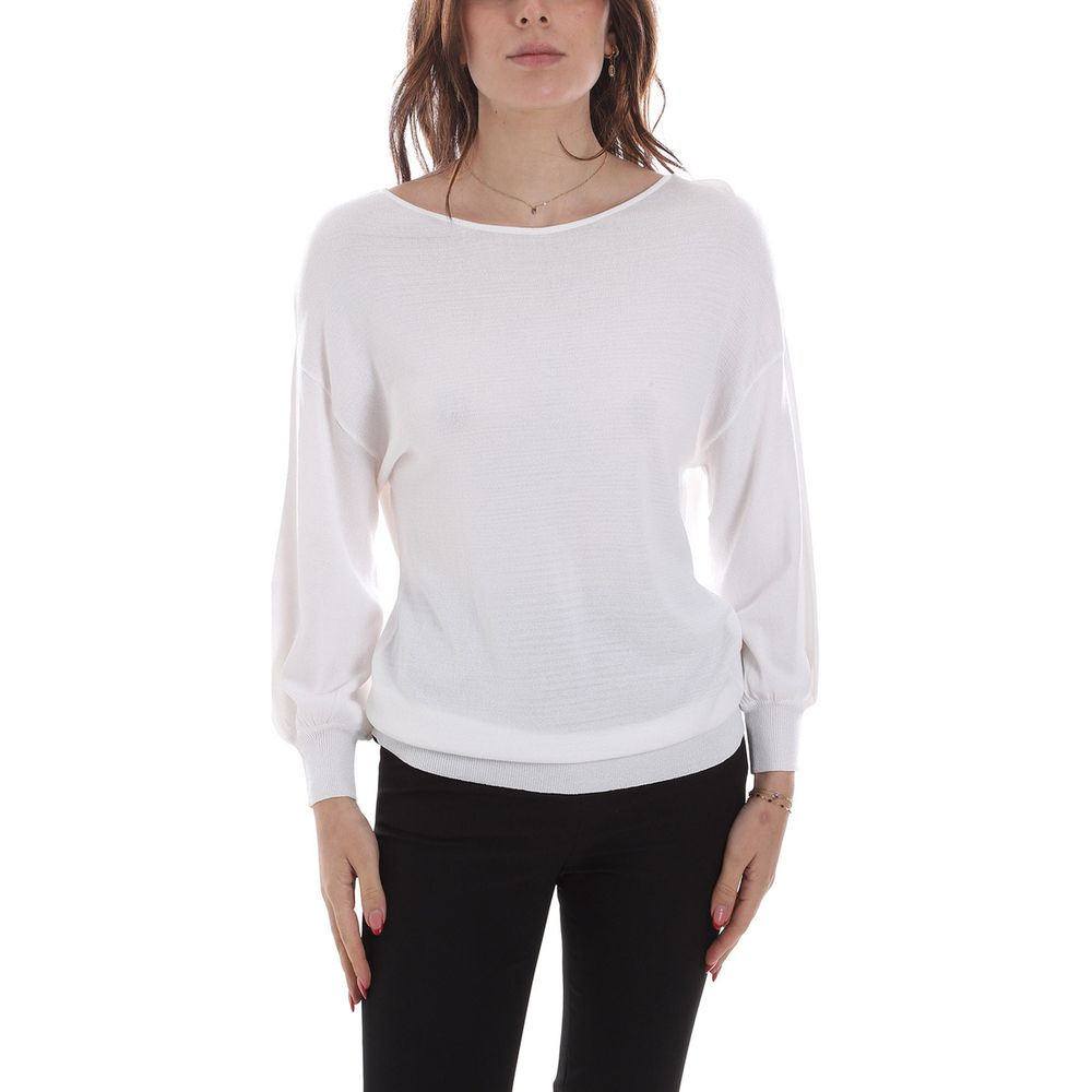 Maglia in Viscosa Bianca - M
