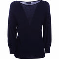 Maglia in Viscosa Blu - S