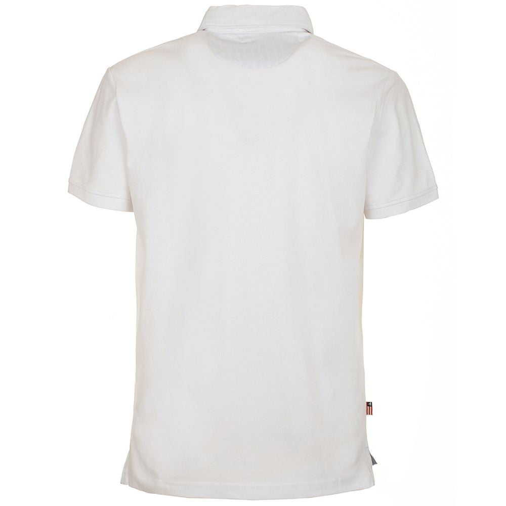 Polo in cotone bianco - S