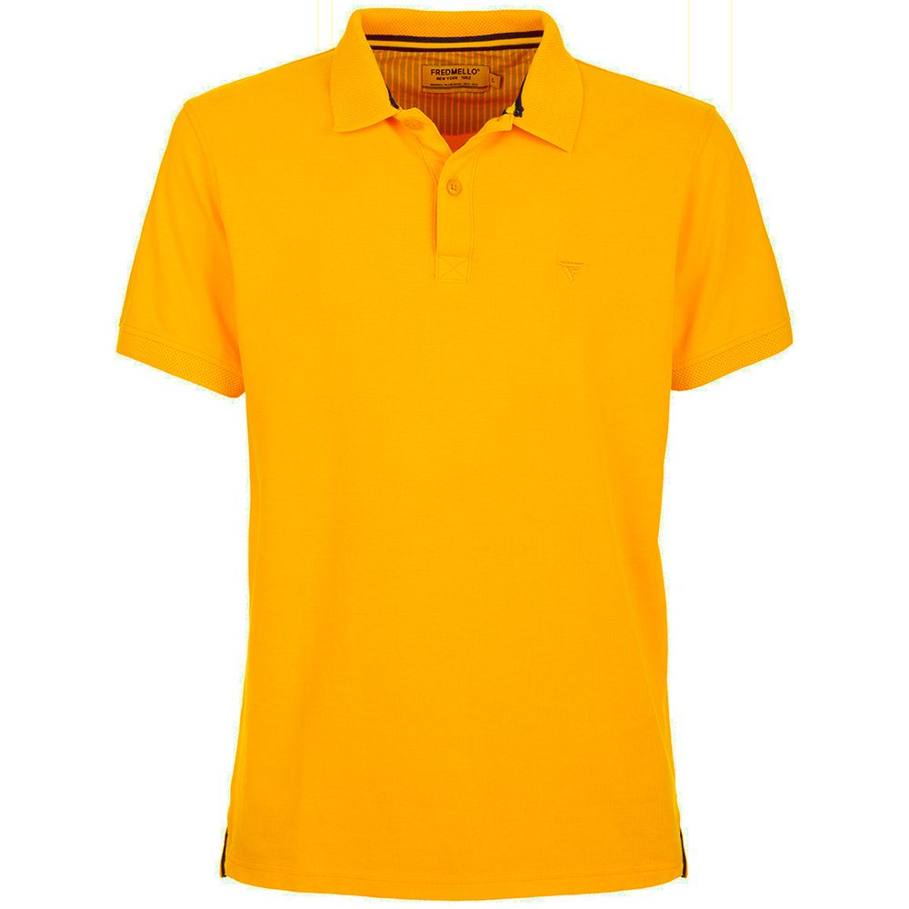 Polo in cotone arancione - XXL