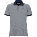 Polo in cotone blu - L