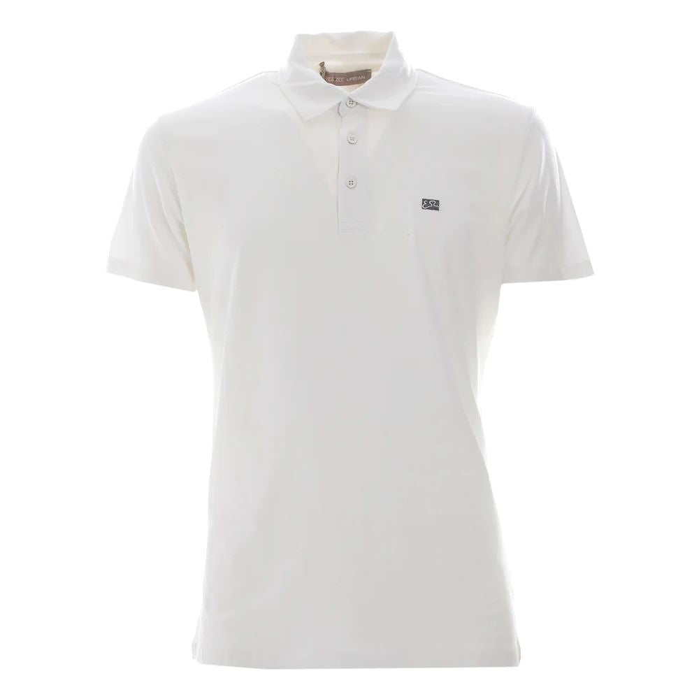 Polo in cotone bianco - S