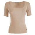 Maglia in Viscosa Beige - L