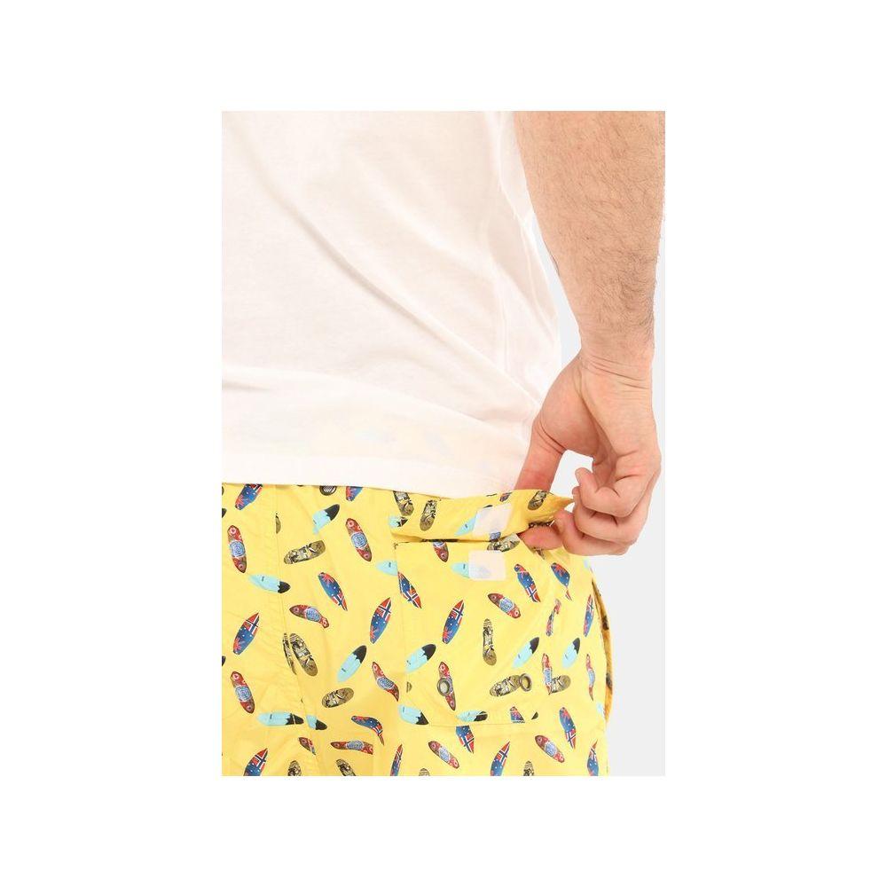 Yellow Polyester Swimwear - 3xl