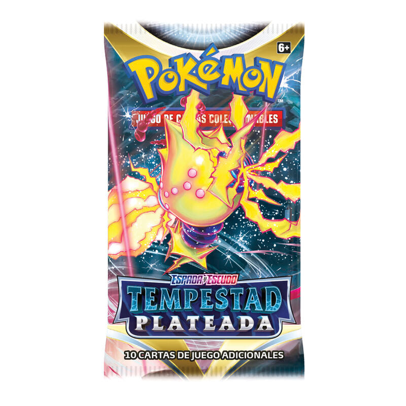 Spanish Display 36 envelopes Collectable Cards Pokemon Sword and Shield Silver Storm