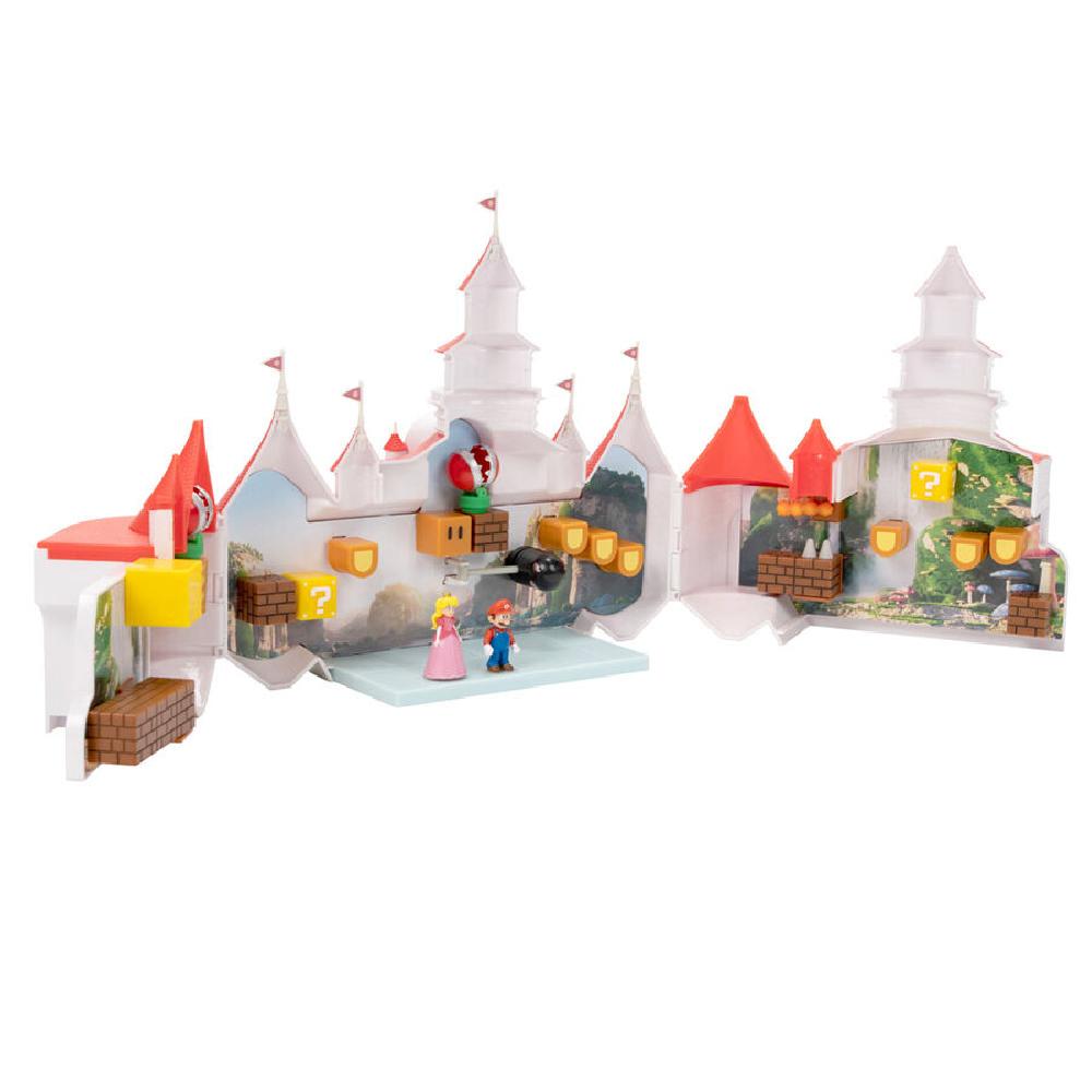 Super Mario Bros The Movie Super Mario mini playset + 2 figures