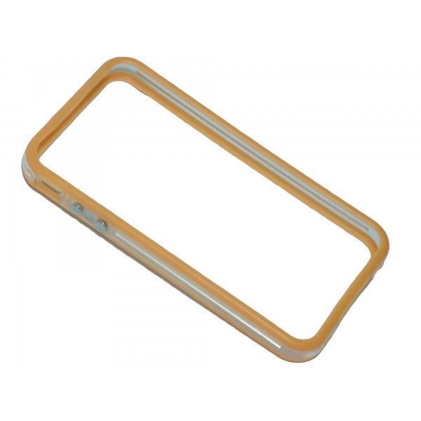 Bumper bi-color orange/transparent for iPhone 4