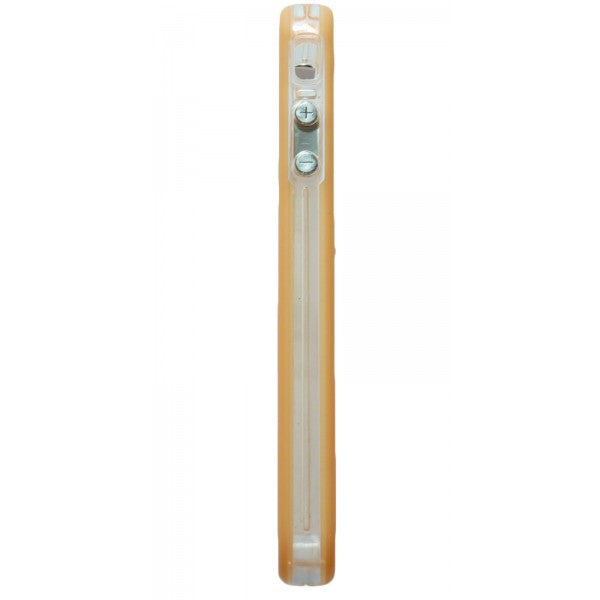 Bumper bi-color orange/transparent for iPhone 4