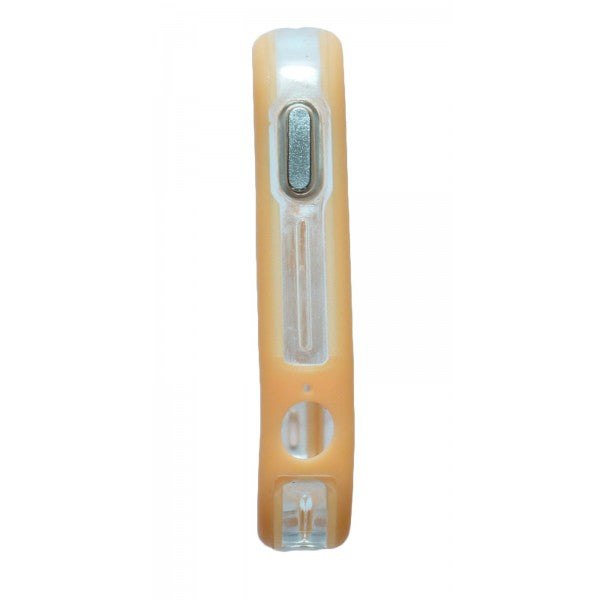 Bumper bi-color orange/transparent for iPhone 4