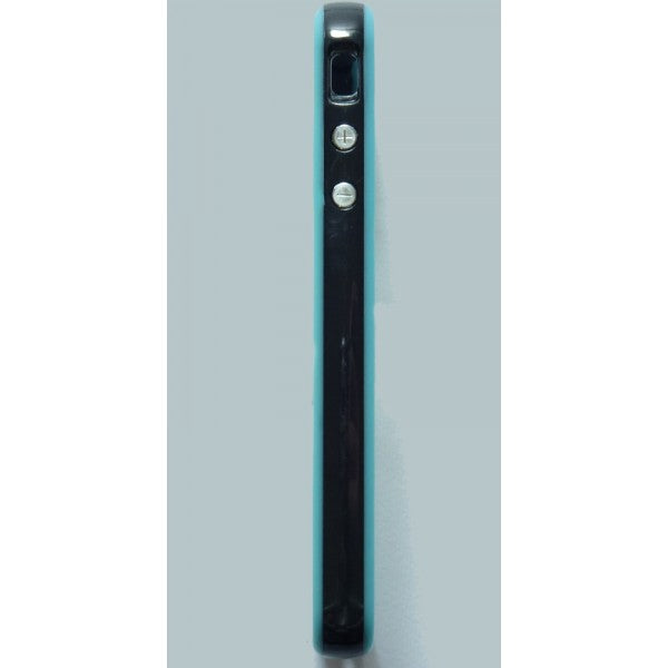 Bumper two-tone blue/black for iPhone 4