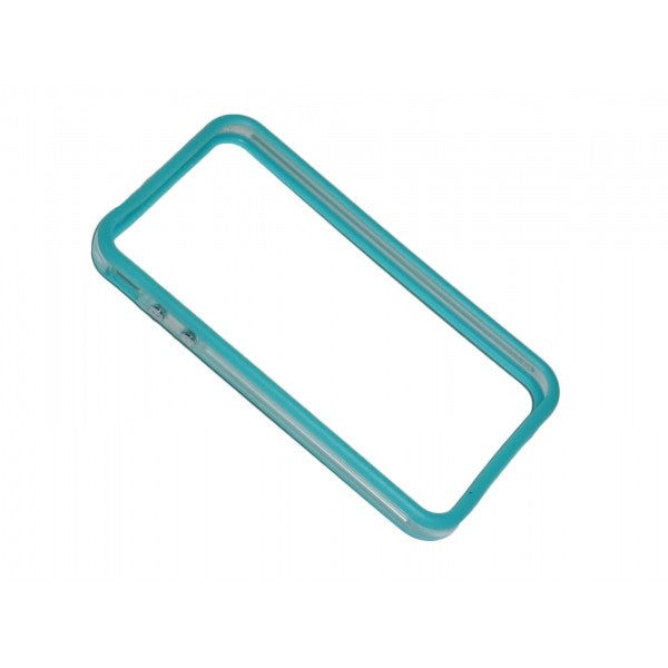 Bumper two-tone blue/transparent for iPhone 4