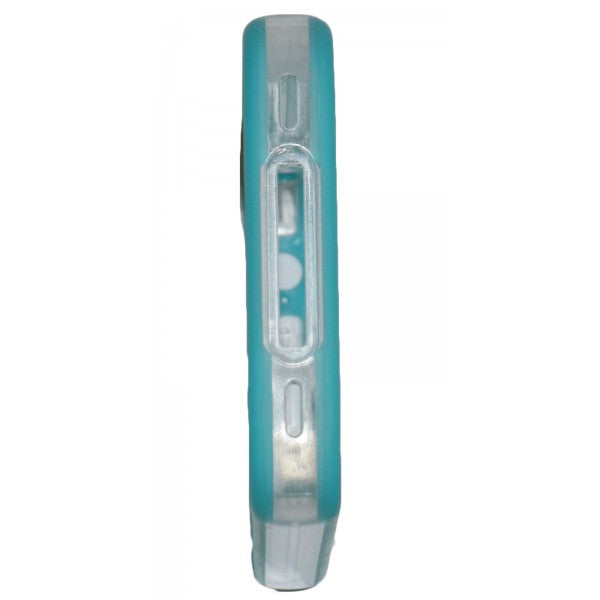 Bumper two-tone blue/transparent for iPhone 4