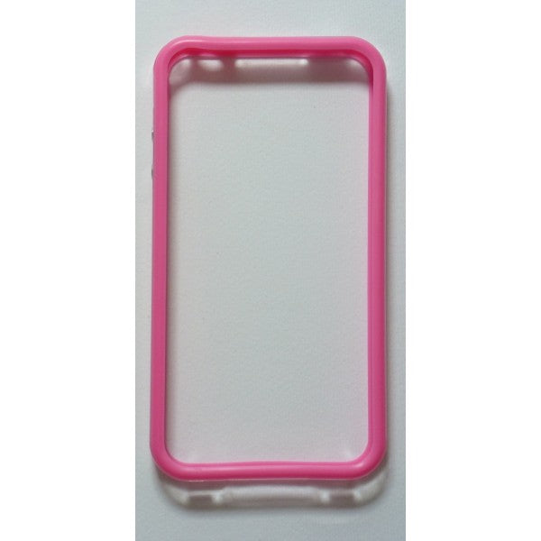 Bumper two-tone pink/transparent for iPhone 4