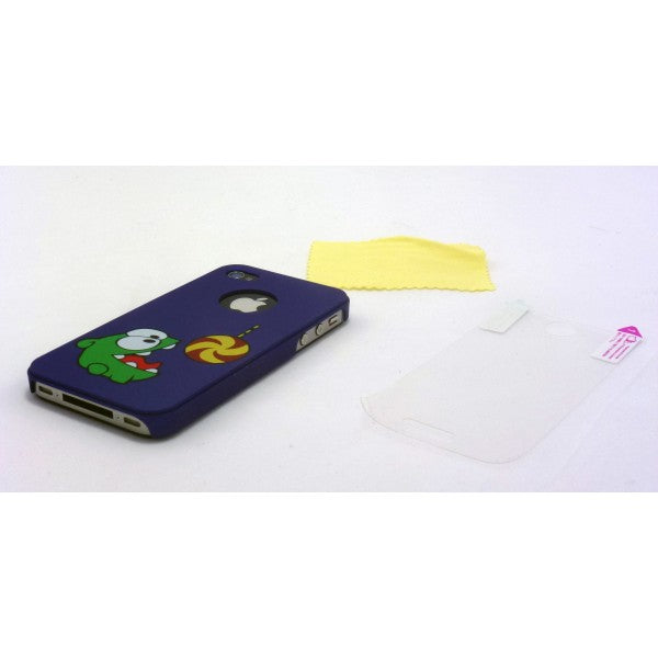 Cut The Rope - Case iPhone 4 and 4S - Blue