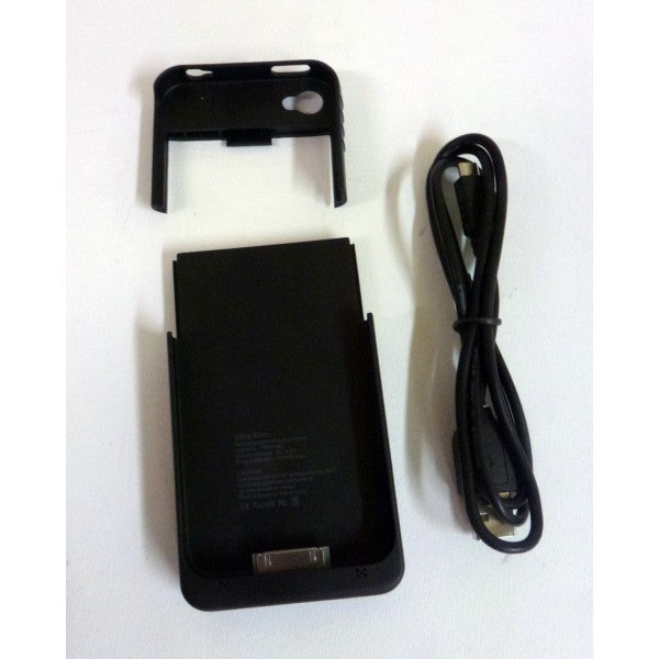 Case Charger for iPhone 4 and 4S - Black