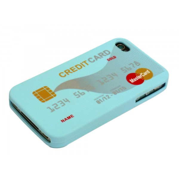 Credit Card Case iPhone 4 and 4S - Blue