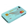 Credit Card Case iPhone 4 and 4S - Blue
