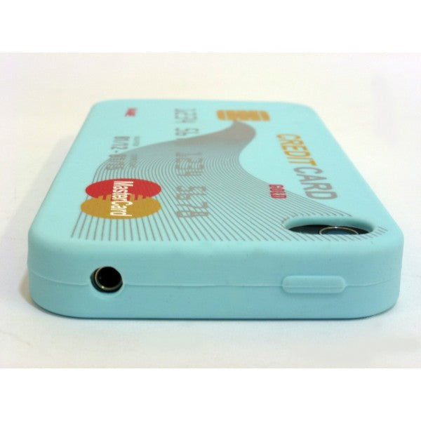 Credit Card Case iPhone 4 and 4S - Blue