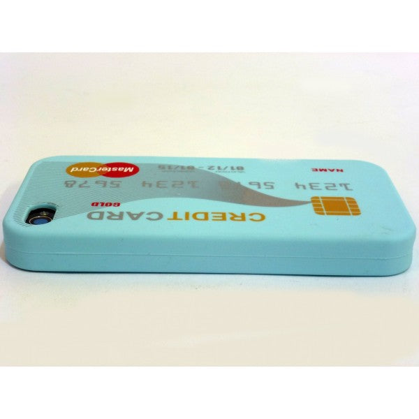 Credit Card Case iPhone 4 and 4S - Blue