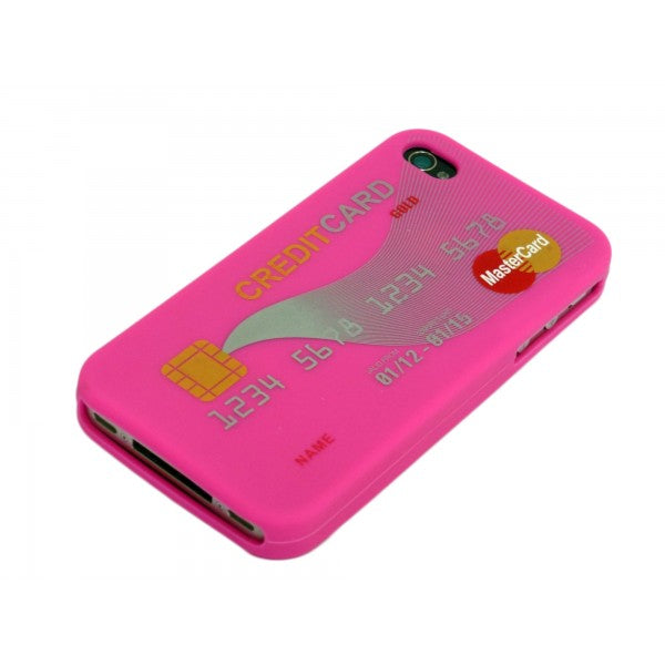 Credit Card Case iPhone 4 and 4S - Pink