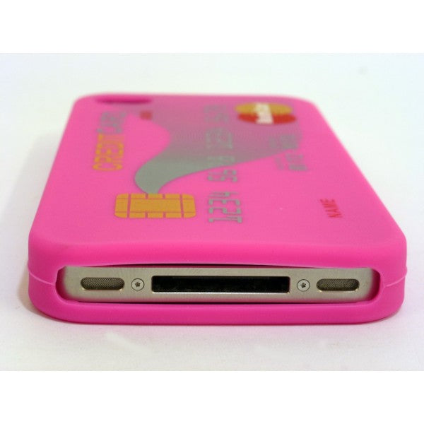 Credit Card Case iPhone 4 and 4S - Pink