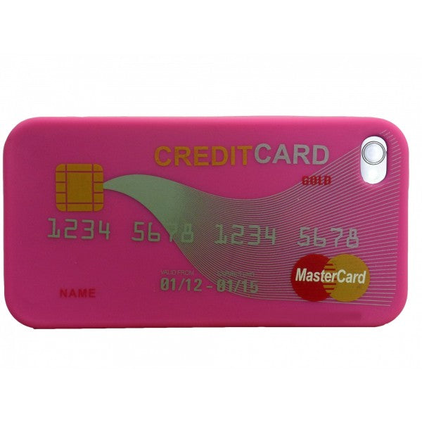 Credit Card Case iPhone 4 and 4S - Pink
