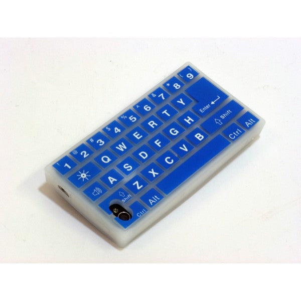 Keyboard - Case for iPhone 4 and 4S - Blue