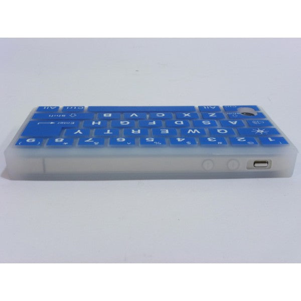 Keyboard - Case for iPhone 4 and 4S - Blue