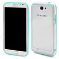 Bumper for Galaxy Note 2 - N7100- Blue and Transparent
