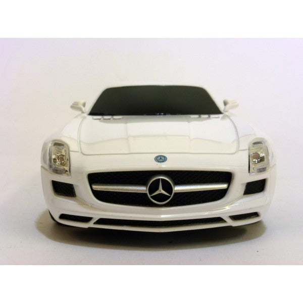 Mercedes SLS AMG - Radio Controlled Car - White - Scale 1:24