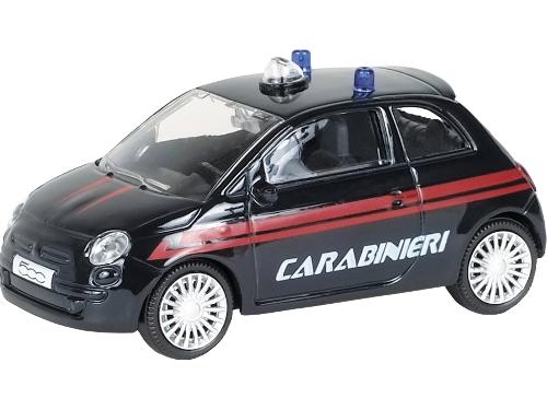 Fiat 500 Carabinieri - radio-controlled Auto-World-Scale 1:24 Motors