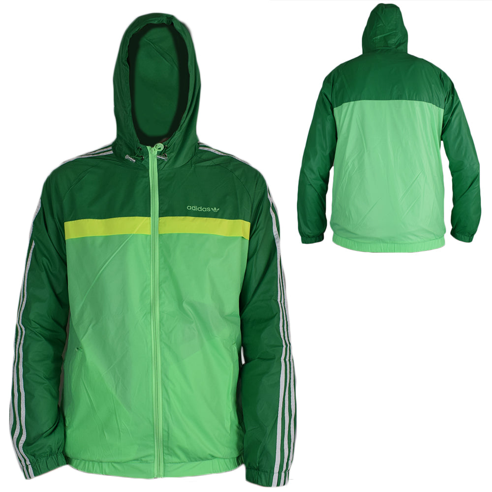 Giubbetto primaverile leggero impermeabile Adidas - Verde - Taglia L