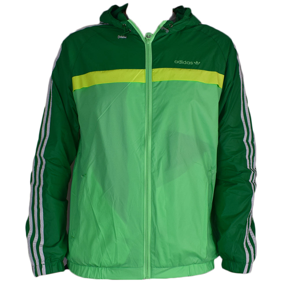 Giubbetto primaverile leggero impermeabile Adidas - Verde - Taglia L