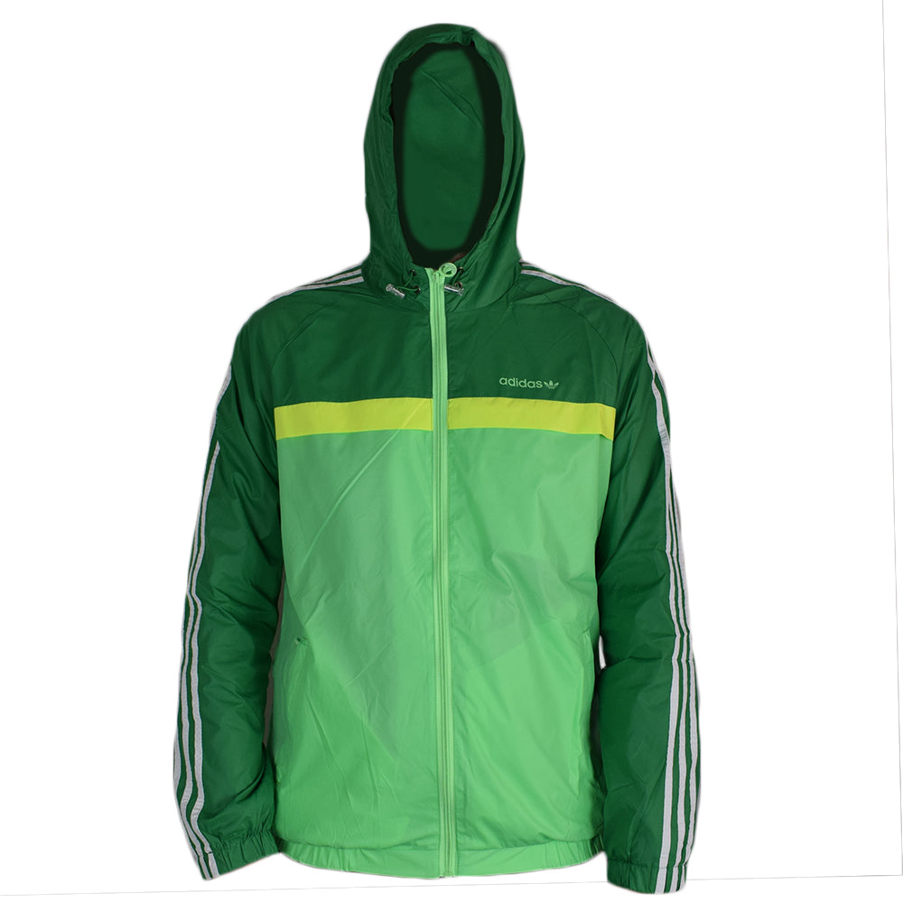 Giubbetto primaverile leggero impermeabile Adidas - Verde - Taglia L