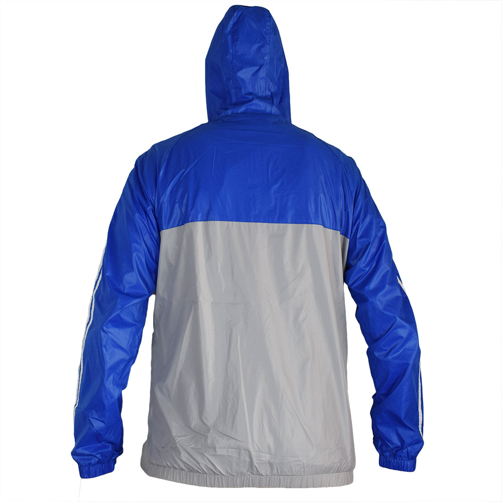 Giubbetto primaverile leggero impermeabile Adidas - Blu - Taglia XXL