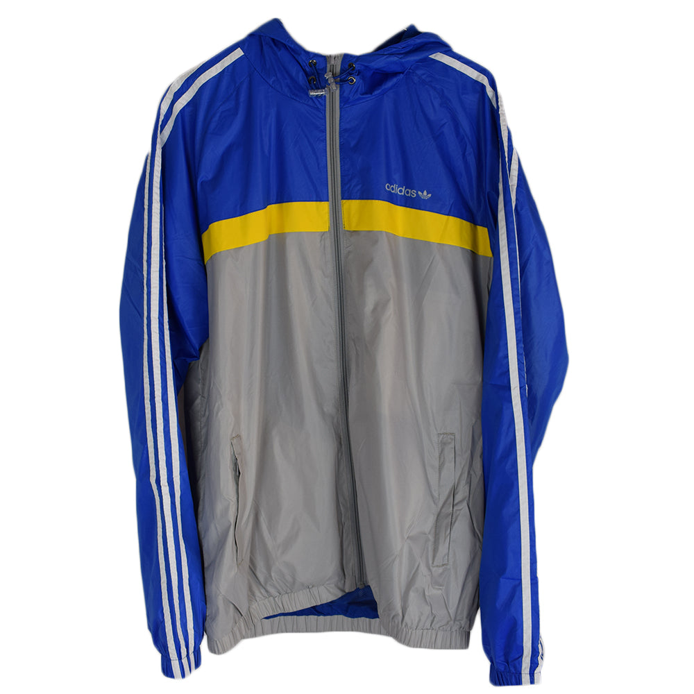 Giubbetto primaverile leggero impermeabile Adidas - Blu - Taglia XXL