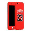 iPhone 7 total protection case- Micheal Jordan 23 + Free screen film - Red