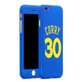 Total protection iPhone 6/6s Plus-Stephen Curry case + Glass-Blue film