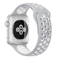 Silicone Sport Strap for Apple Watch Nike+ Grey/White 42 mm 142/97mm