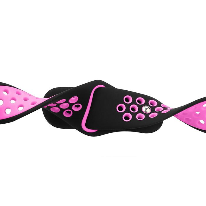 Silicone Sport Strap for Apple Watch Nike+ Black/Violet 42 mm 142/97mm
