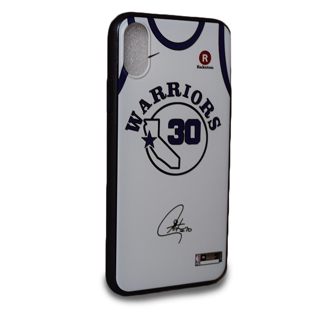 Case Jersey Stephen Curry Golden State Warriors iPhone X and Xs -White